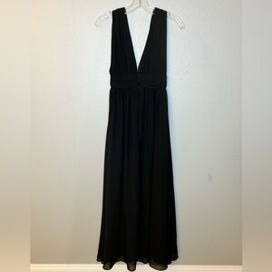 Lulu's Black Backless Maxi Dress